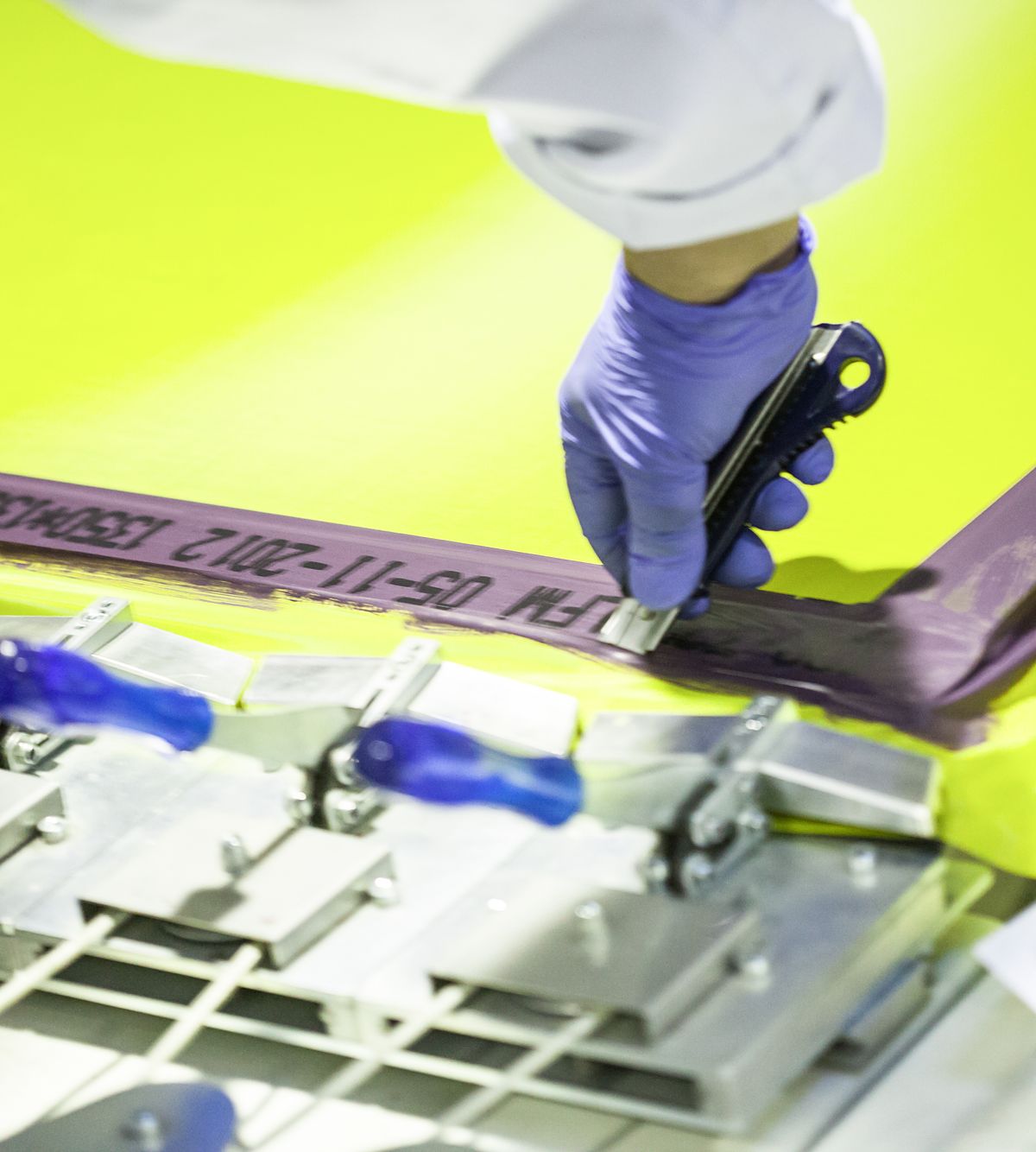 Screen printing forms